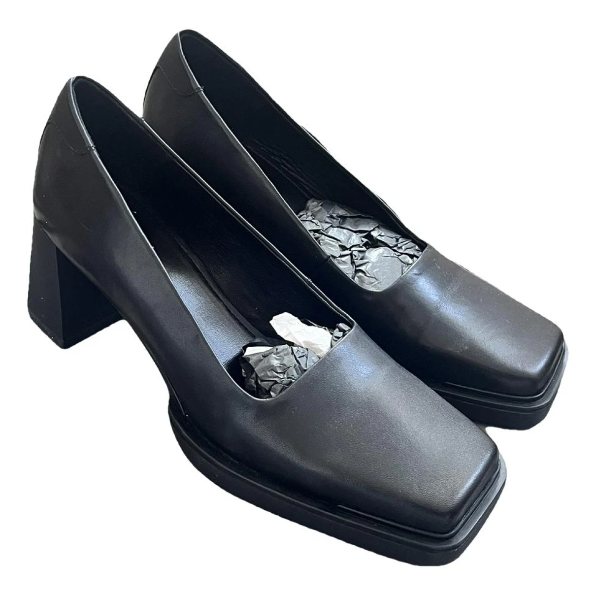 Pre-owned Vagabond Leather Heels In Black