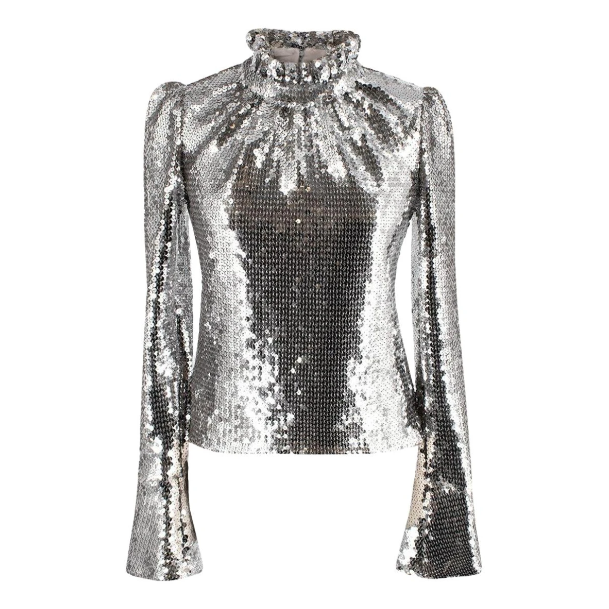 Pre-owned Paco Rabanne Blouse In Silver