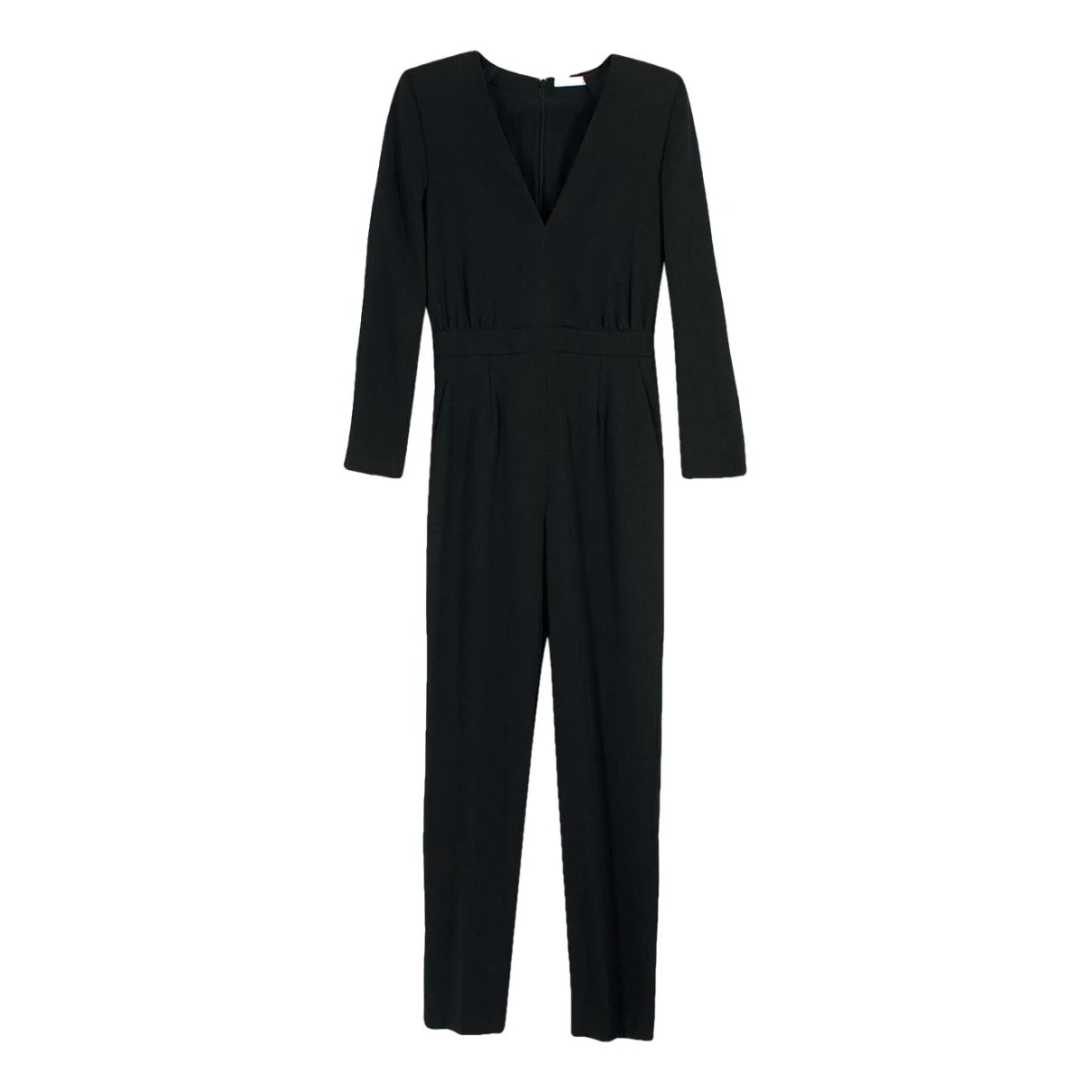 Pre-owned Givenchy Wool Jumpsuit In Black