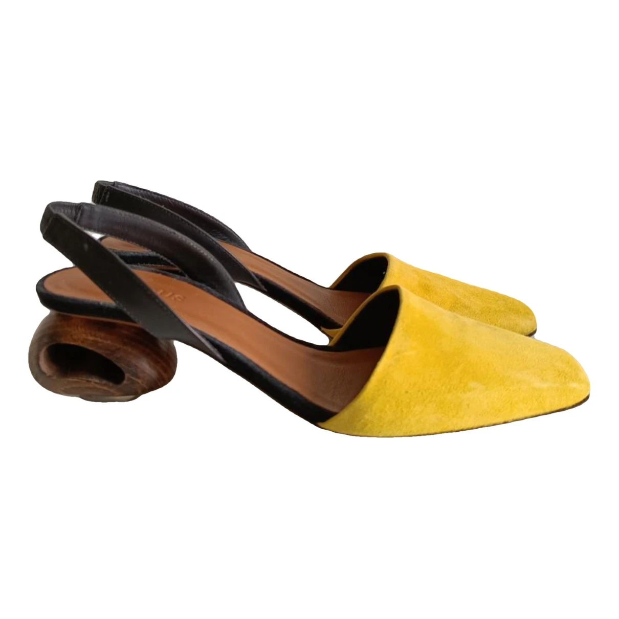 Pre-owned Neous Heels In Yellow