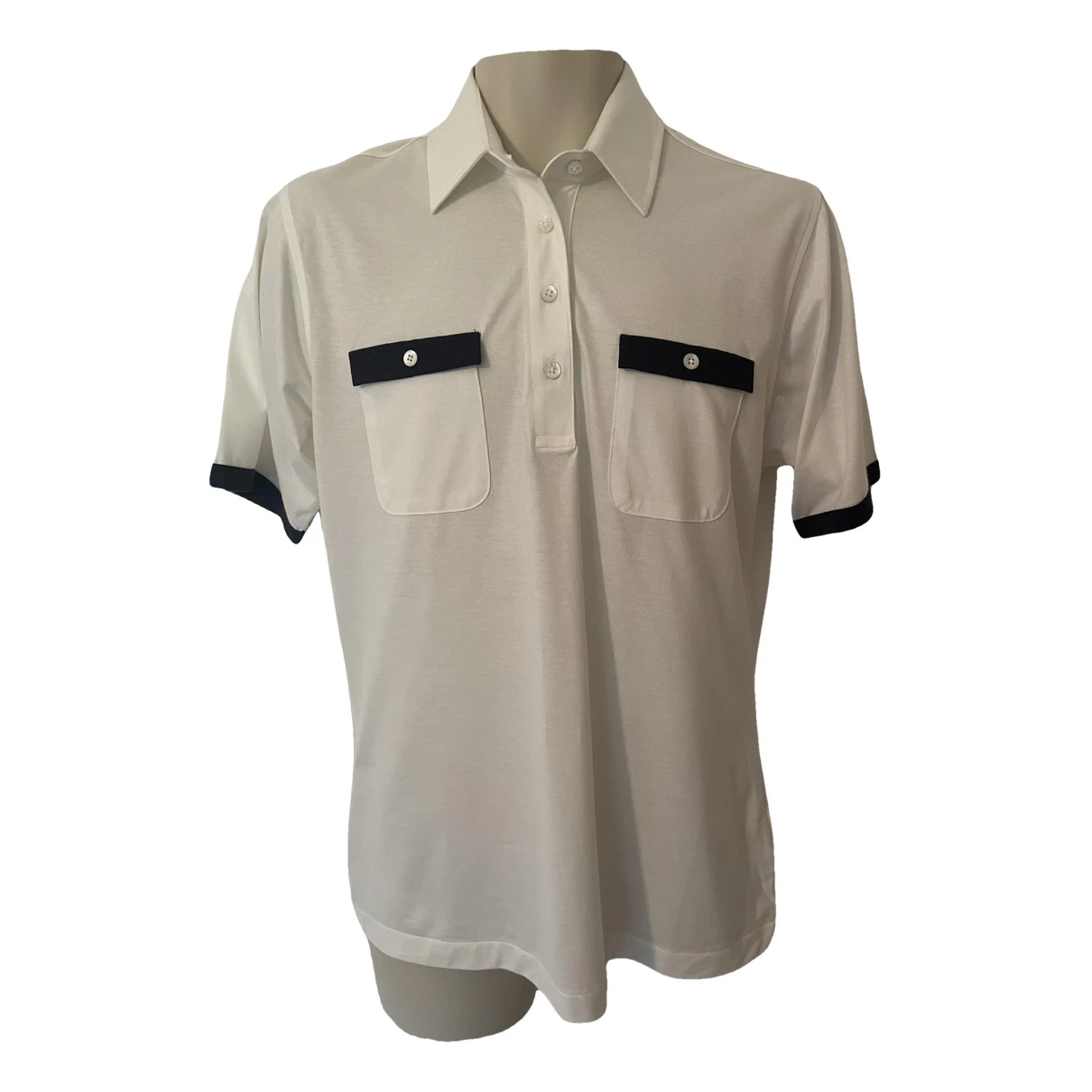 Pre-owned Lyle & Scott Polo Shirt In White