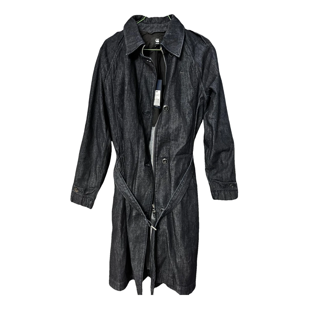 Pre-owned G-star Raw Trench Coat In Navy