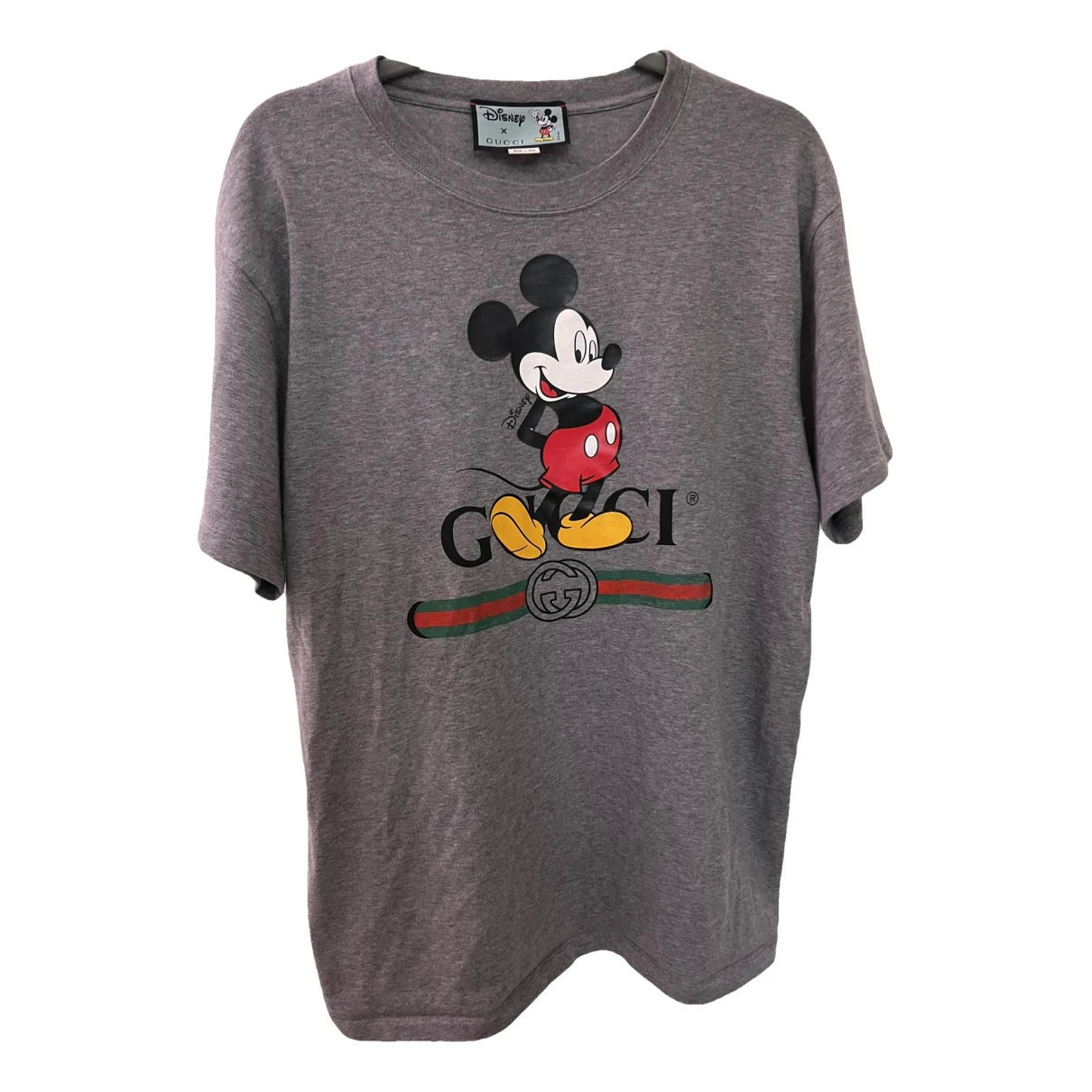 Pre-owned Disney X Gucci Shirt In Grey