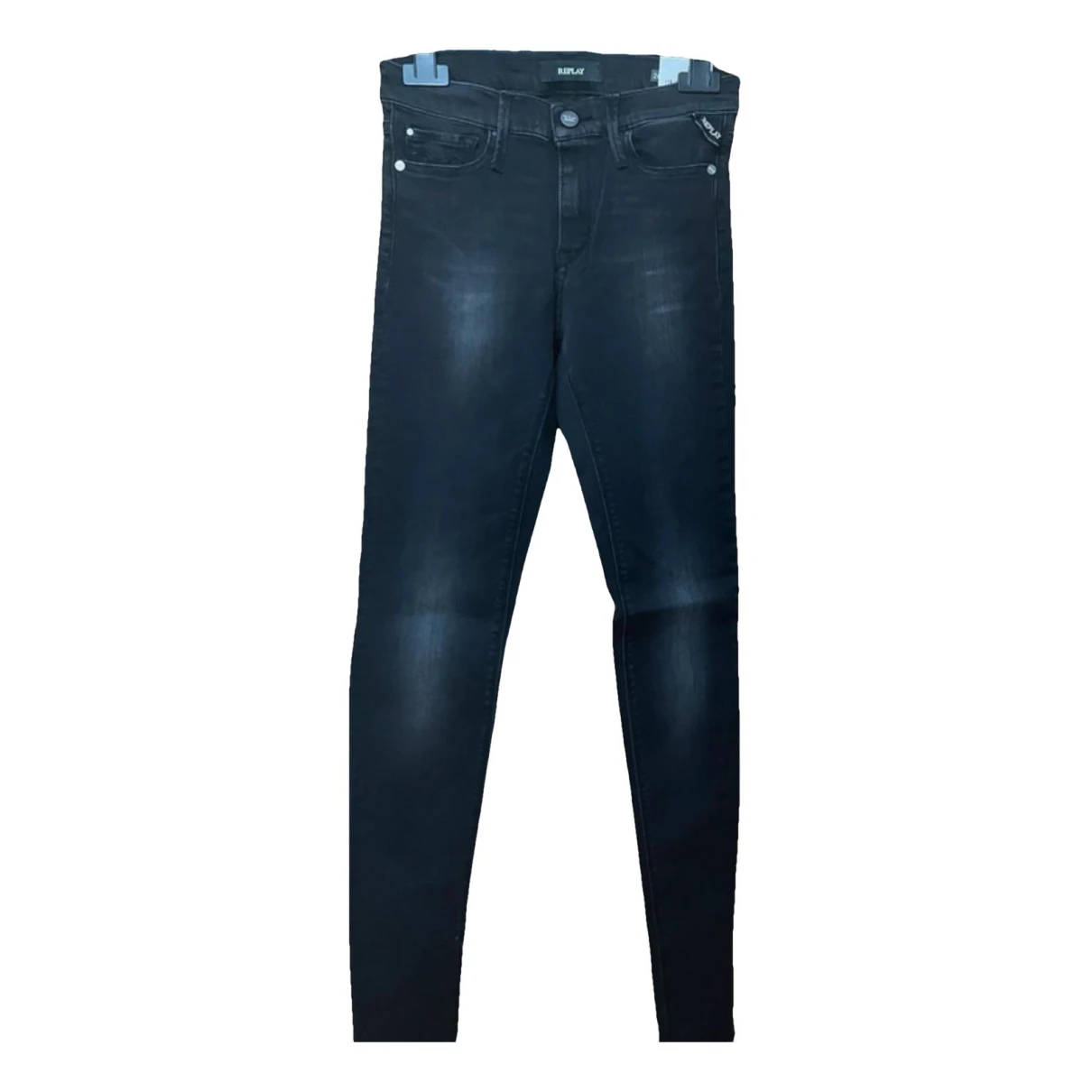 Pre-owned Replay Slim Jeans In Grey
