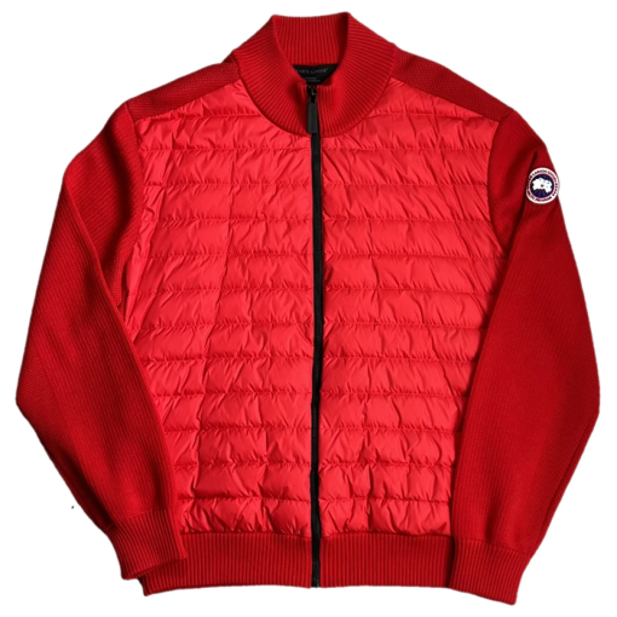 Pre-owned Canada Goose Wool Jacket In Red