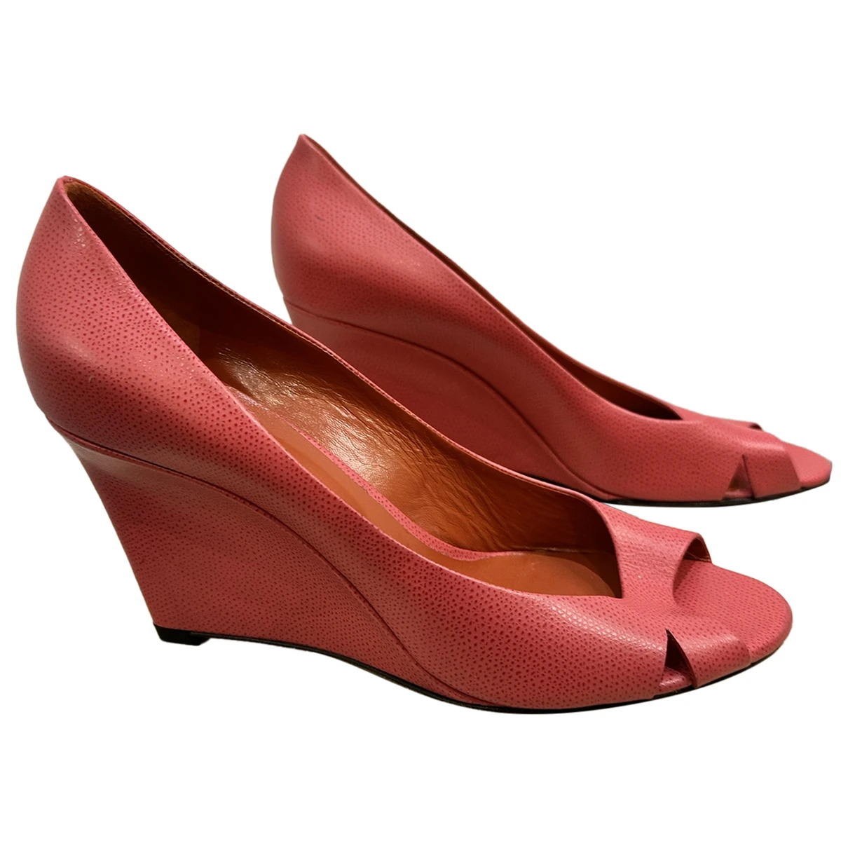 Pre-owned Santoni Leather Heels In Pink