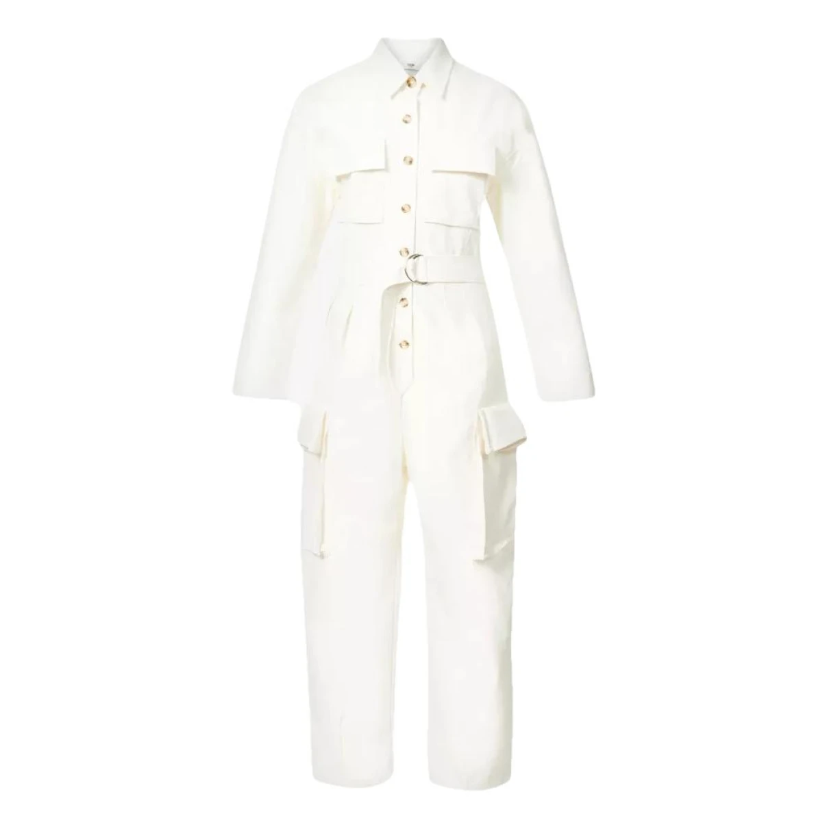 Pre-owned The Frankie Shop Jumpsuit In White