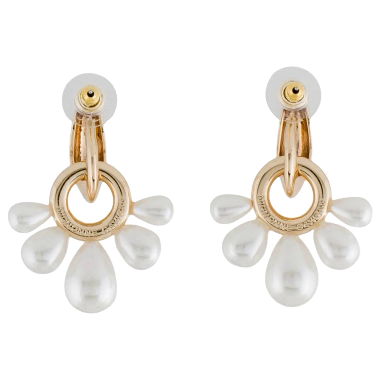 Pre-owned Mignon Earrings In Gold
