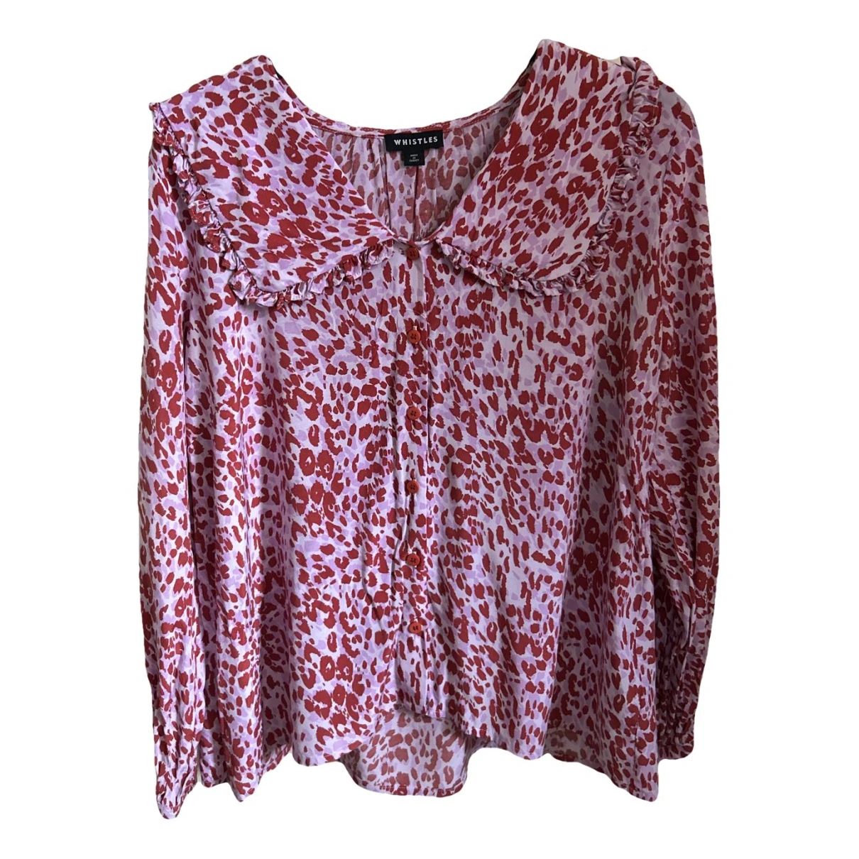 Pre-owned Whistles Blouse In Pink