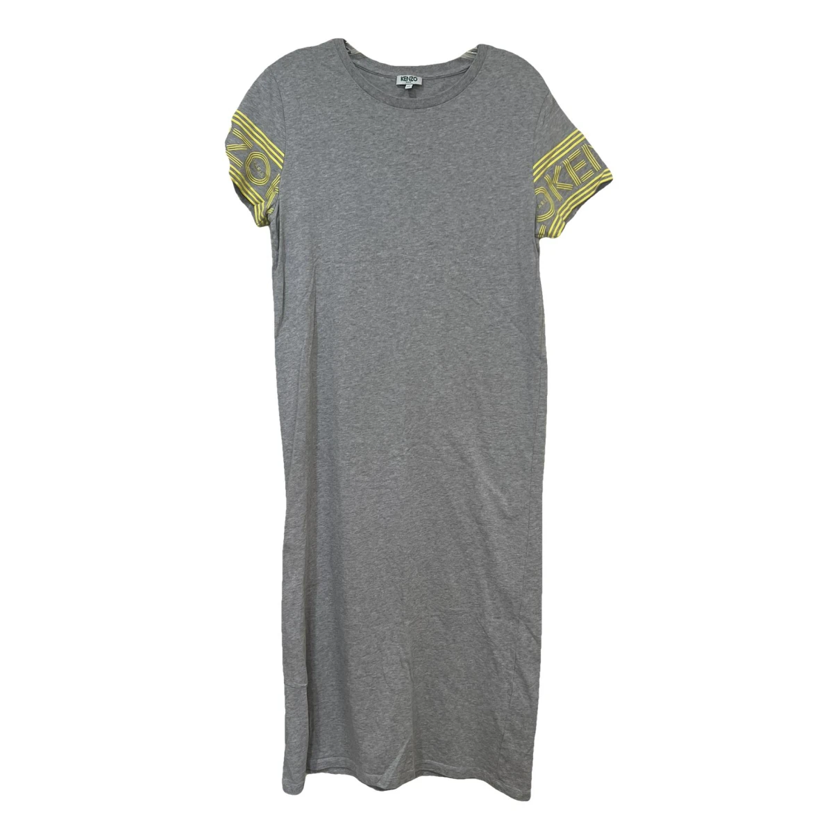 Pre-owned Kenzo Mid-length Dress In Grey