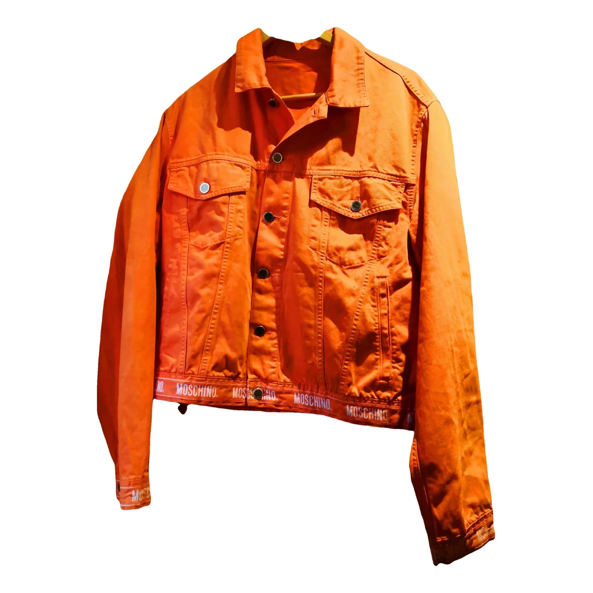 Pre-owned Moschino Jacket In Orange