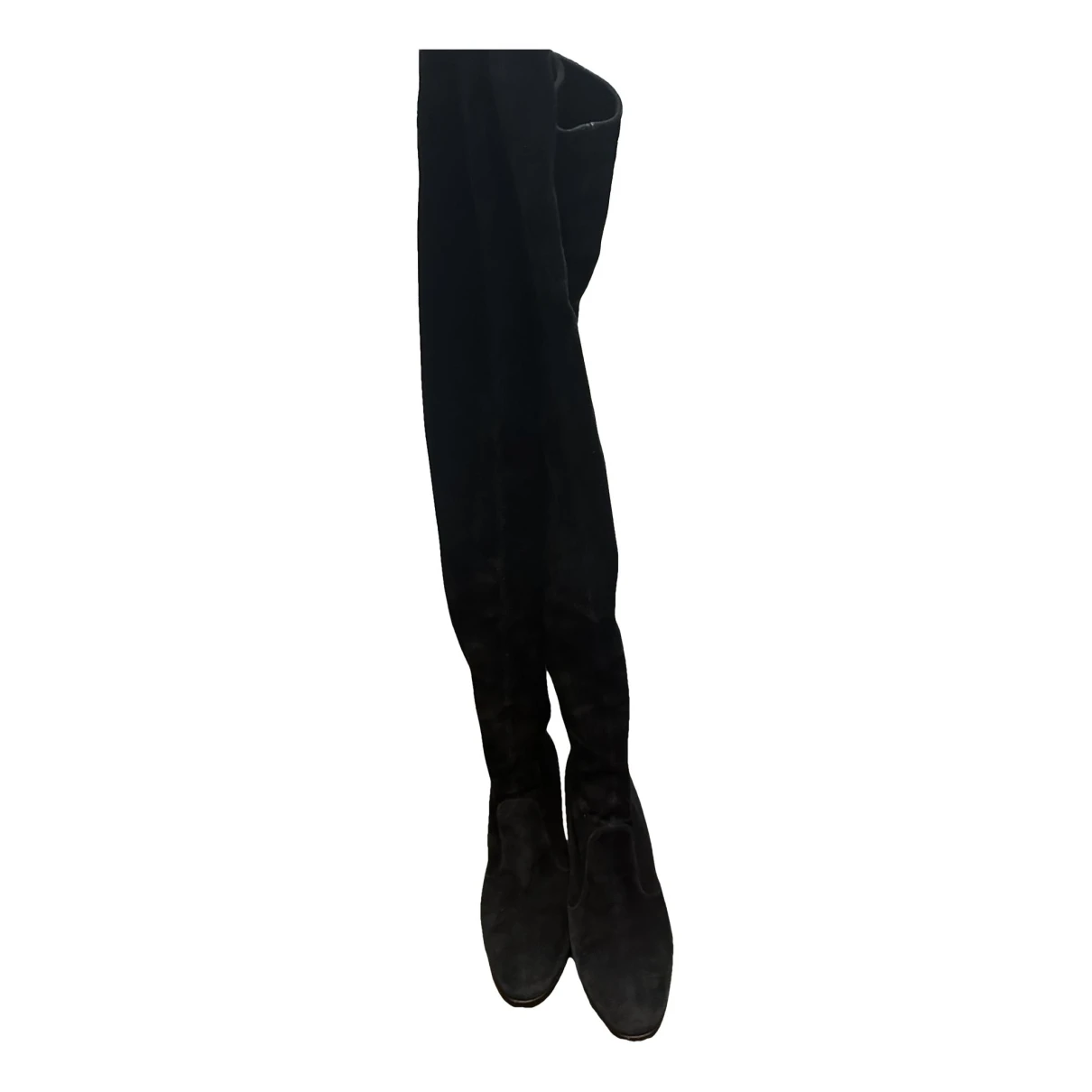Pre-owned Le Silla Boots In Black
