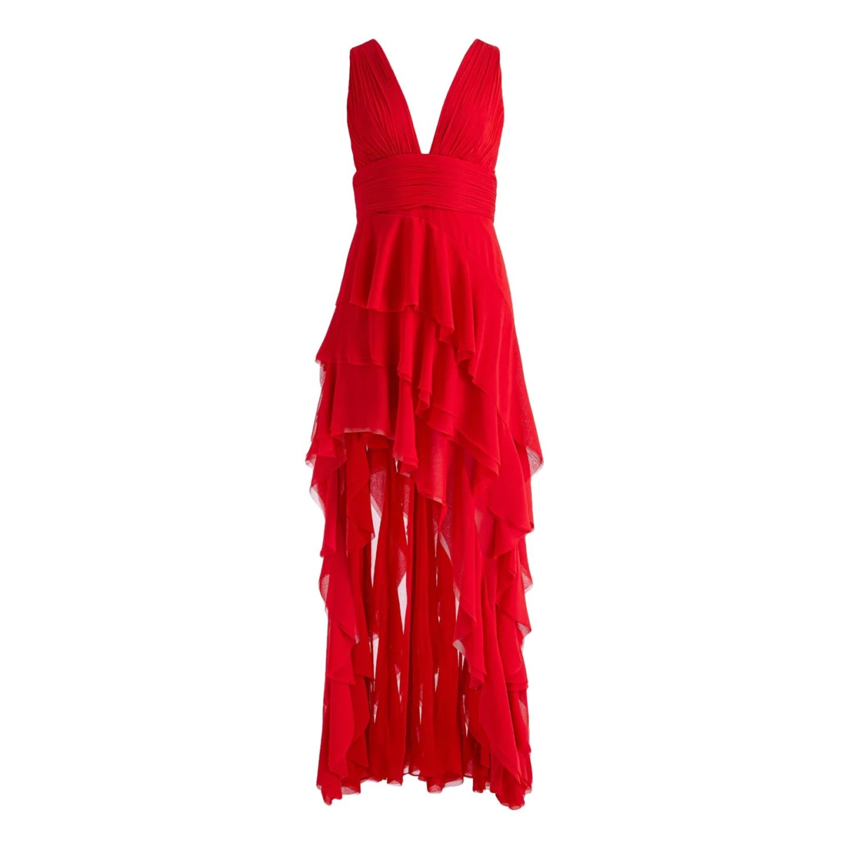Pre-owned Alice And Olivia Maxi Dress In Red
