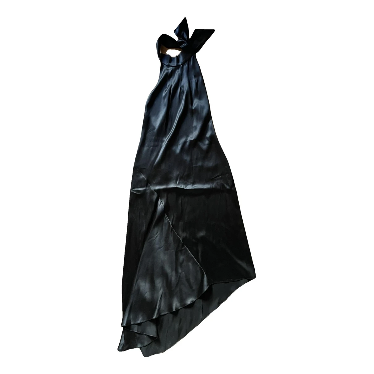 Pre-owned Givenchy Silk Maxi Dress In Black