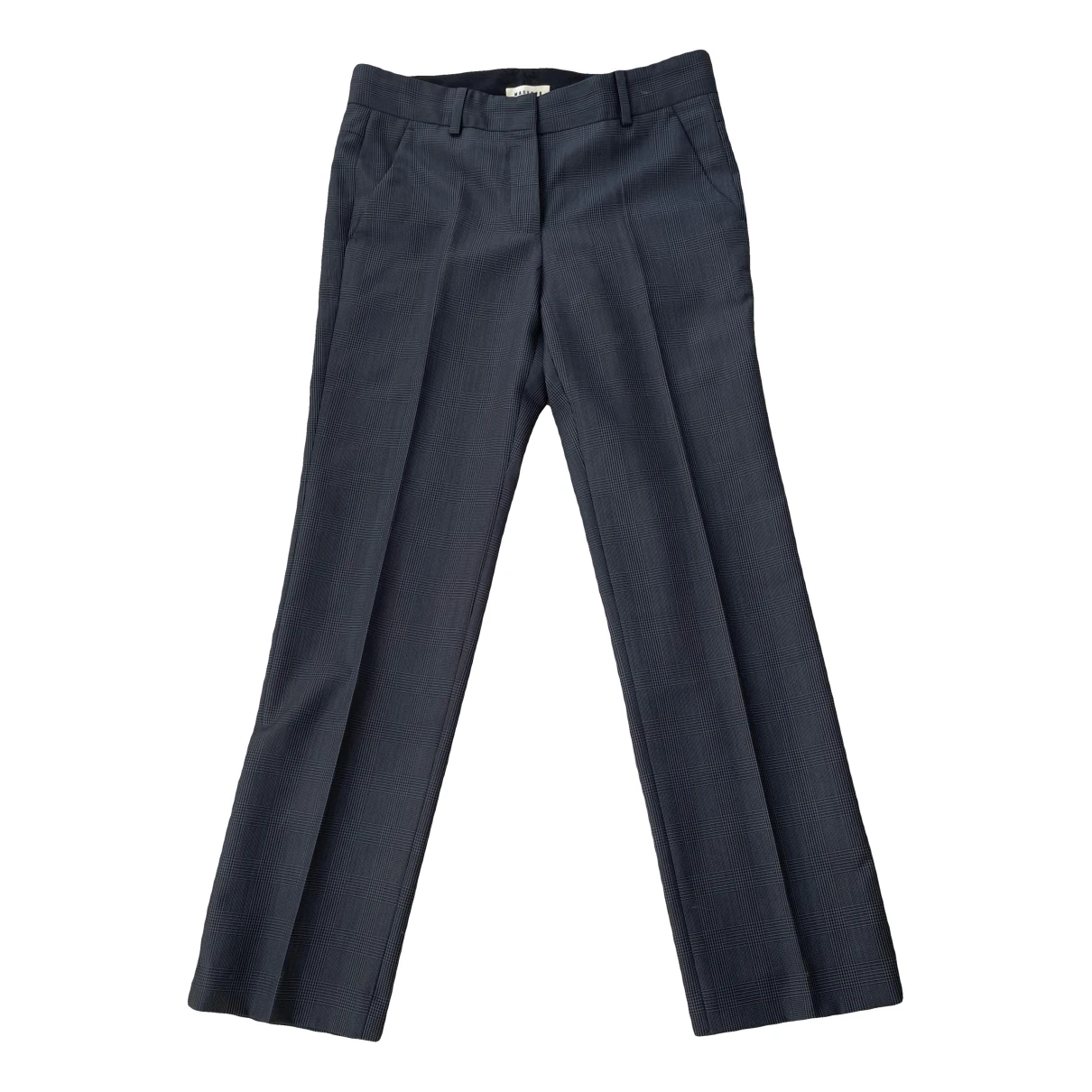 Pre-owned Masscob Wool Trousers In Grey