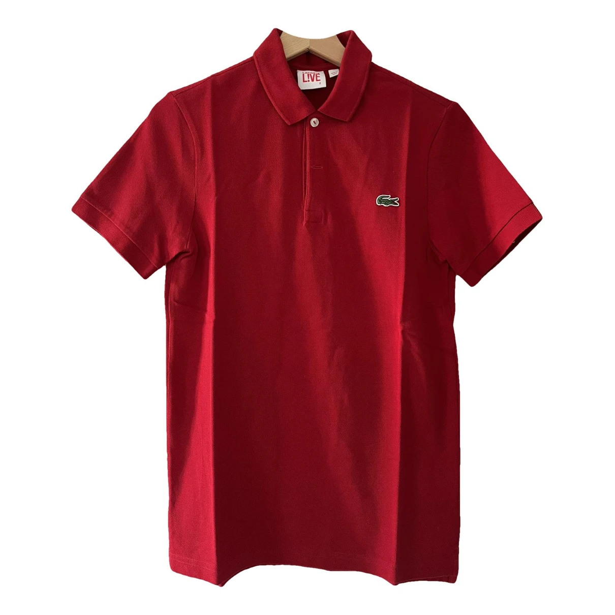 Pre-owned Lacoste Live Polo Shirt In Red
