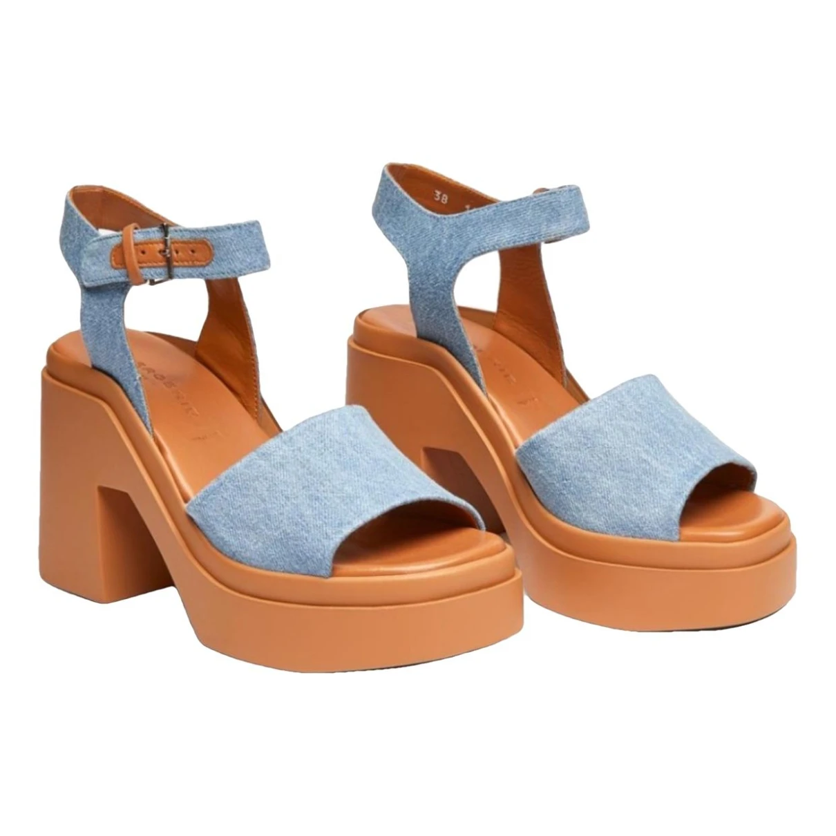 Pre-owned Robert Clergerie Cloth Sandals In Blue