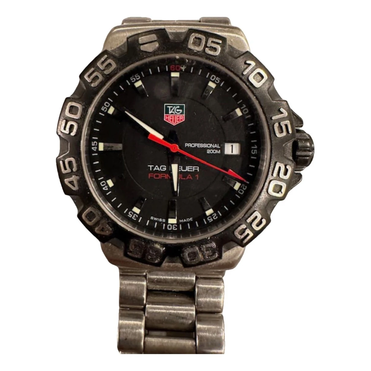 Pre-owned Tag Heuer Formula 1 Watch In Silver