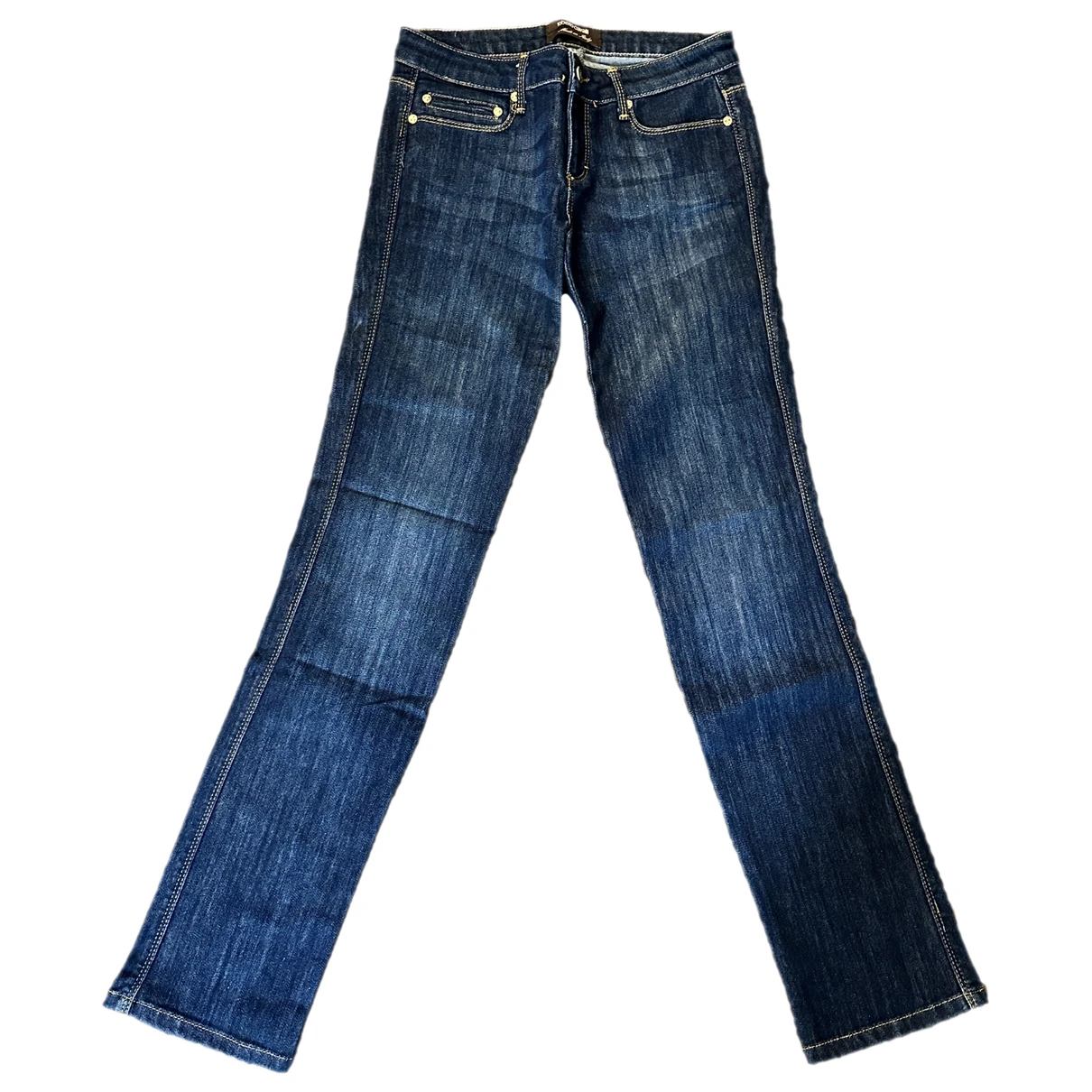 Pre-owned Roberto Cavalli Bootcut Jeans In Blue