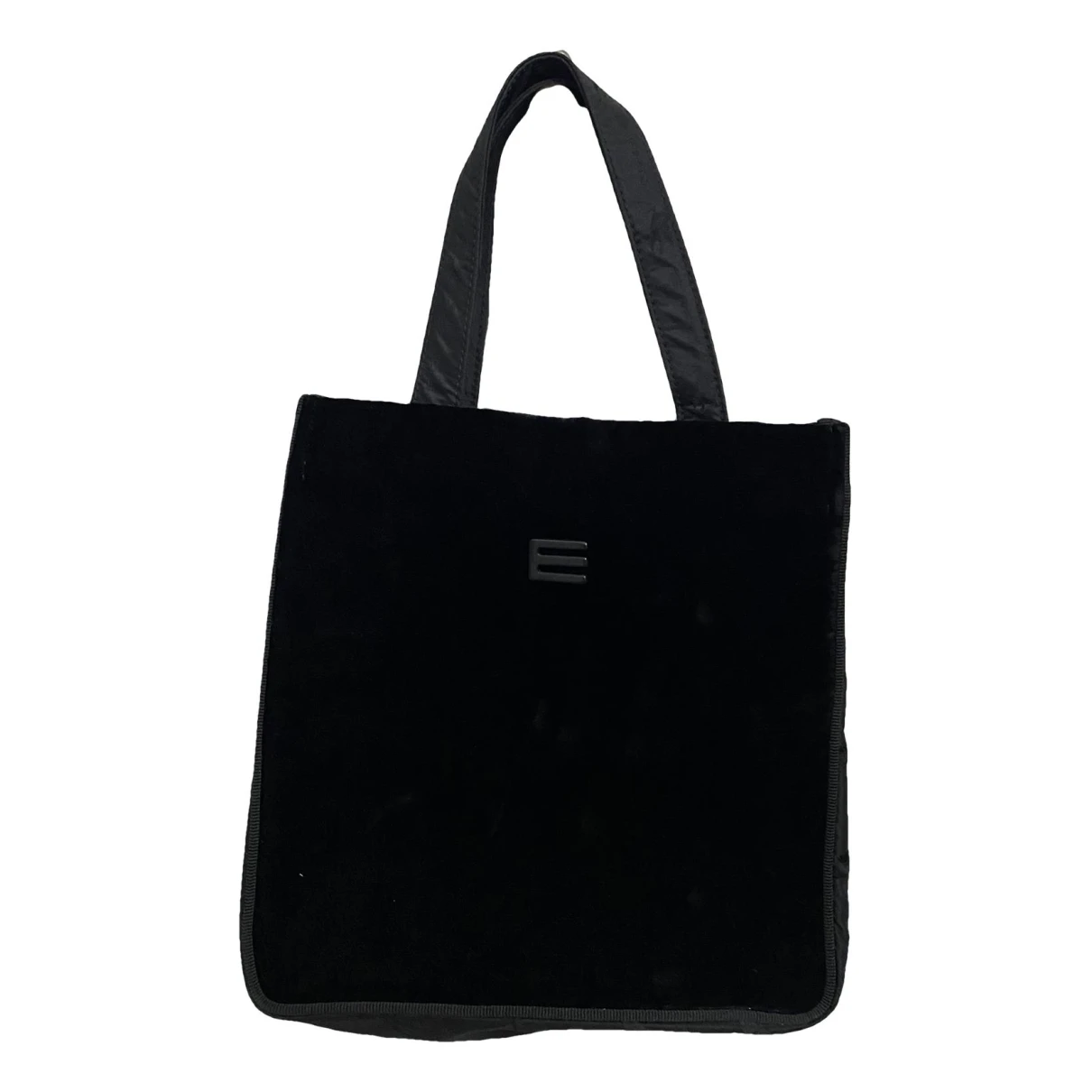 Pre-owned Etro Velvet Handbag In Black