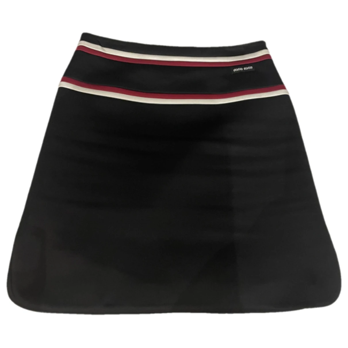 Pre-owned Miu Miu Skirt In Black