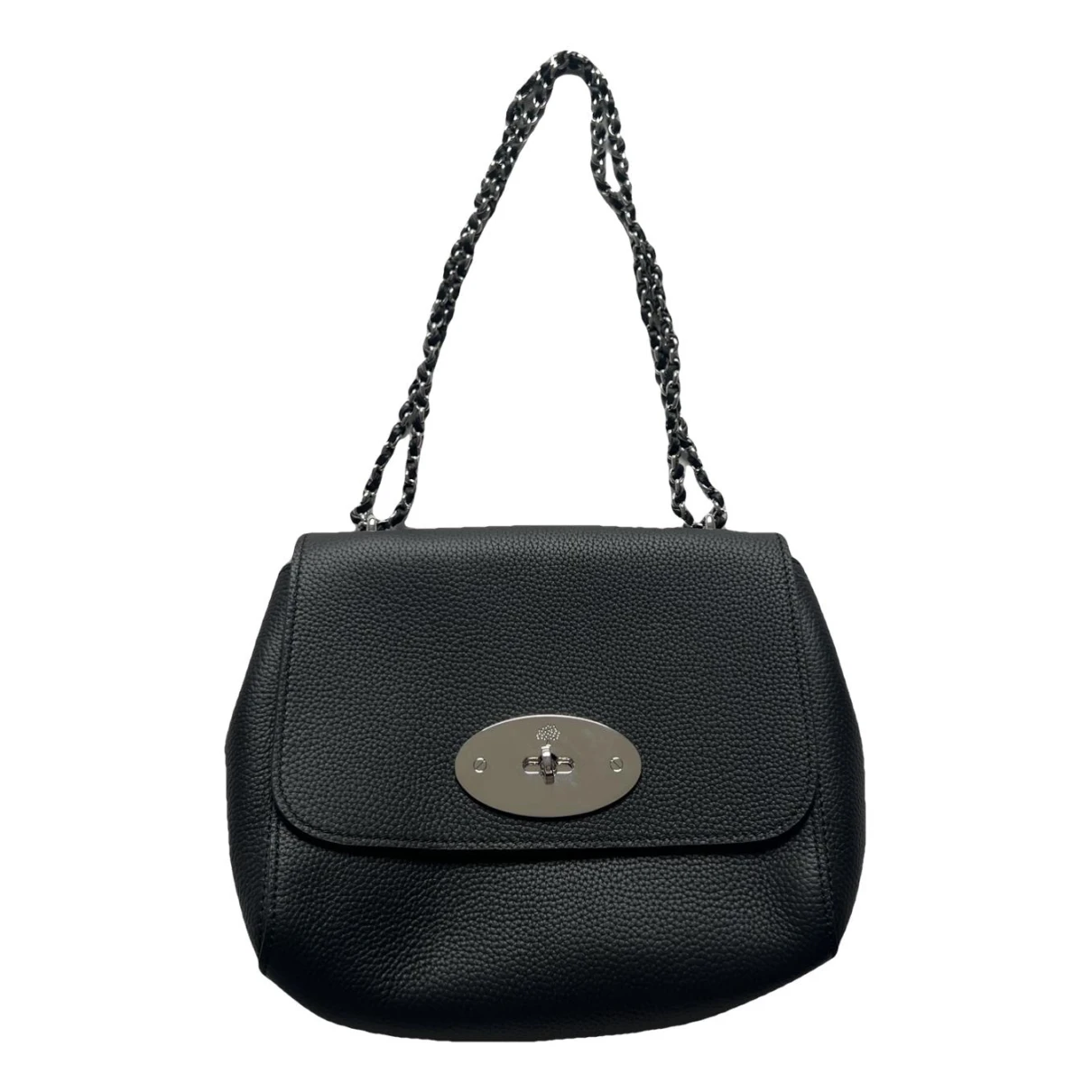 Pre-owned Mulberry Lily Leather Handbag In Black