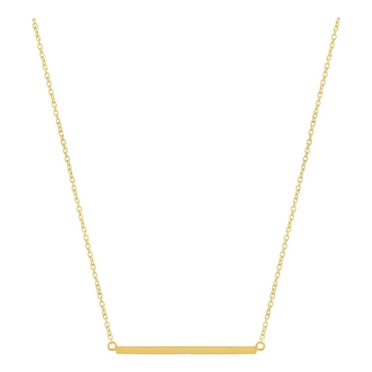 Pre-owned Jennifer Meyer Yellow Gold Necklace