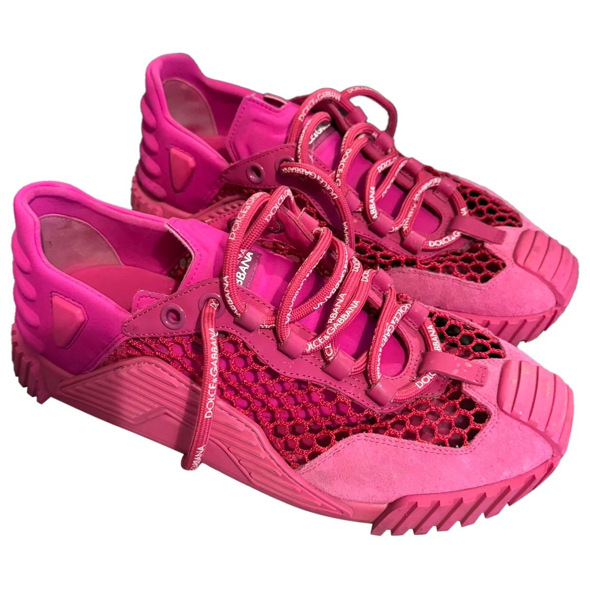 Pre-owned Dolce & Gabbana Trainers In Pink