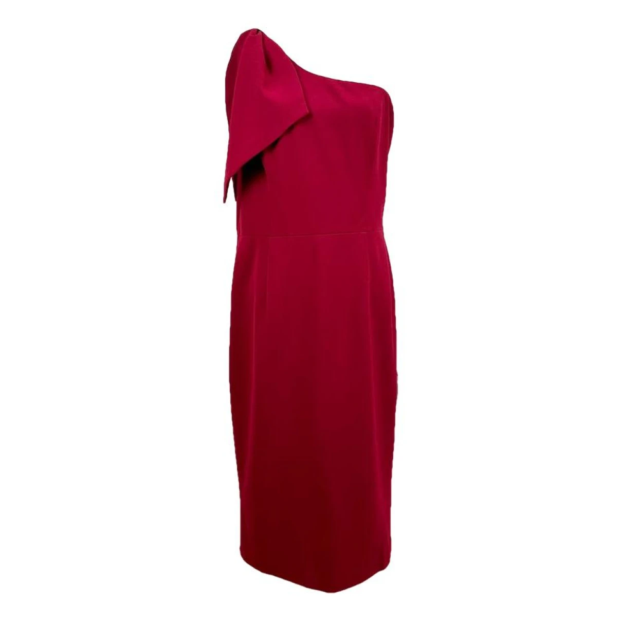 Pre-owned Dress The Population Mid-length Dress In Red