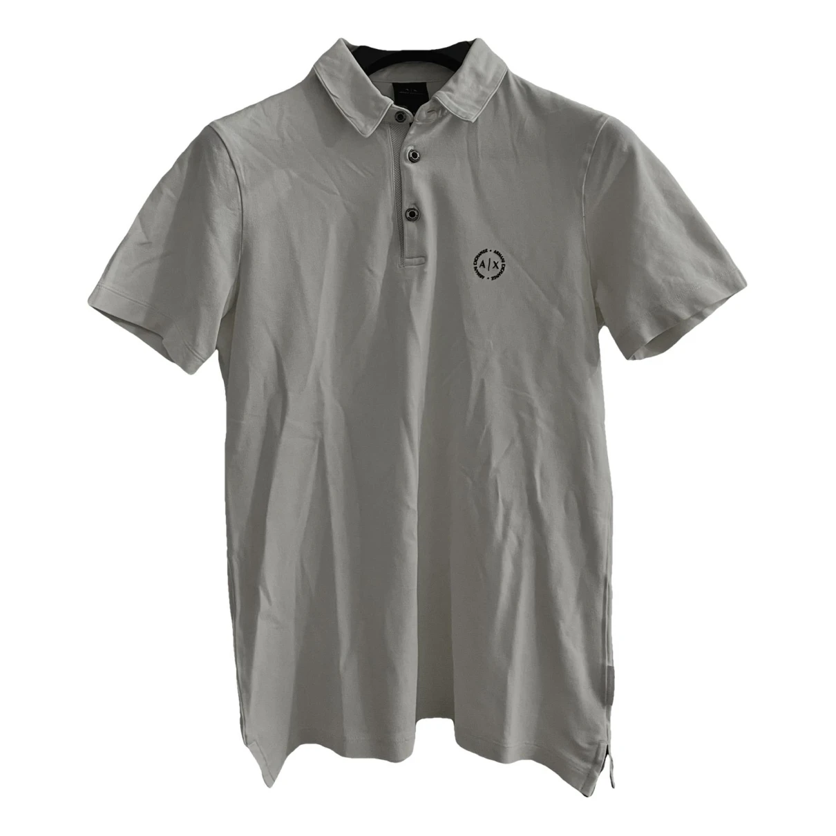 Pre-owned Armani Exchange Polo Shirt In White