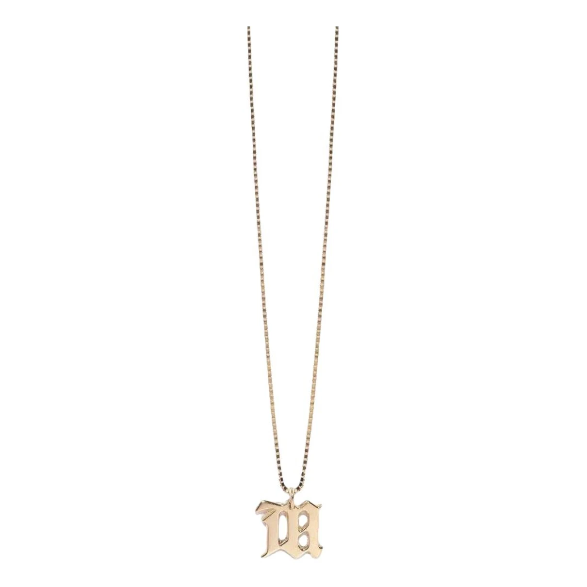 Pre-owned Misbhv Necklace In Gold