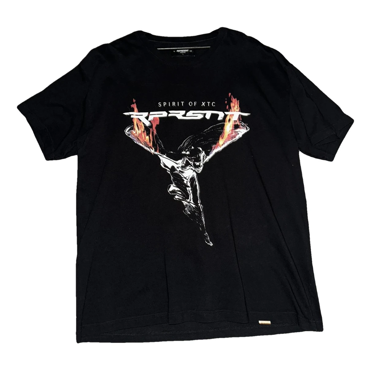 Pre-owned Represent T-shirt In Black