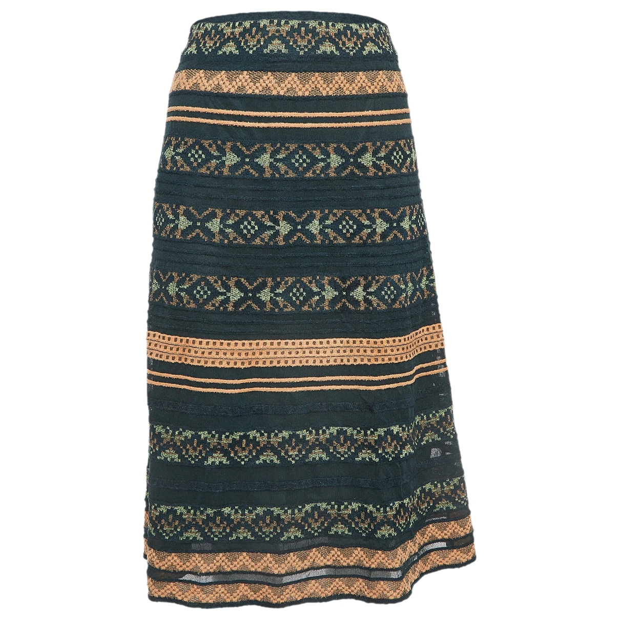 Pre-owned M Missoni Skirt In Green
