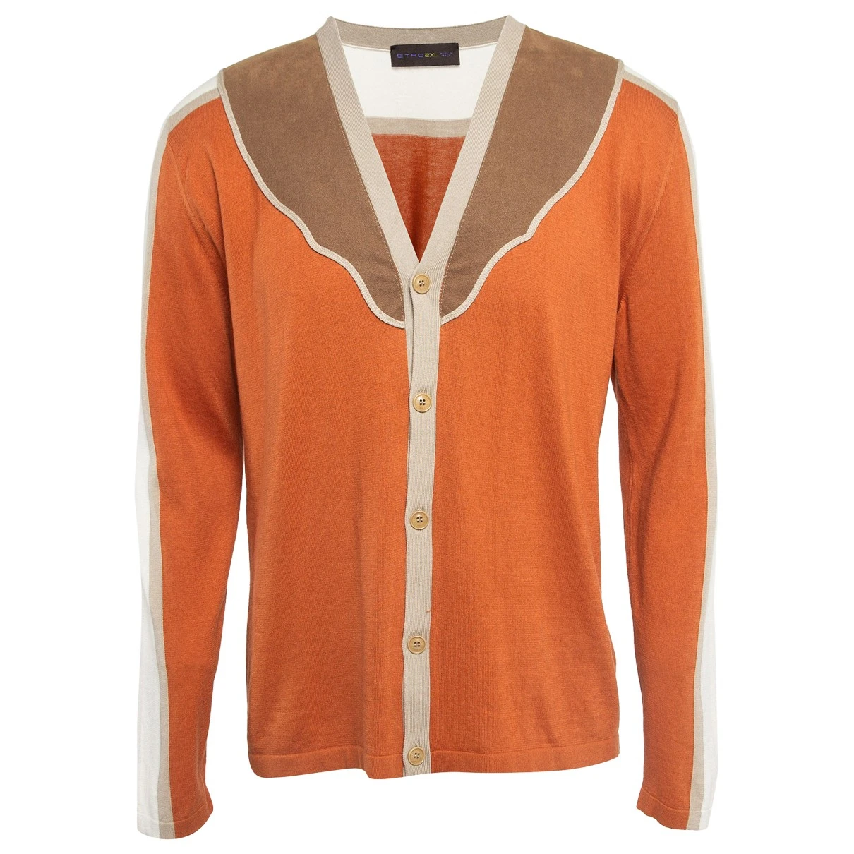 Pre-owned Etro Knitwear & Sweatshirt In Orange
