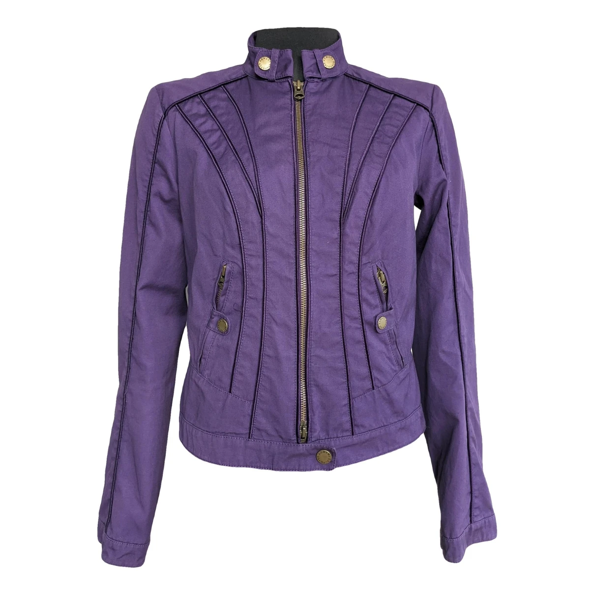 Pre-owned Armani Exchange Jacket In Purple