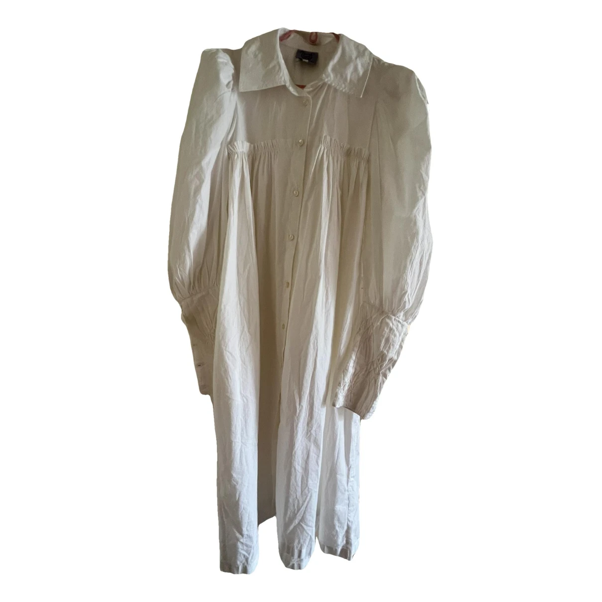Pre-owned Thierry Colson Mid-length Dress In White