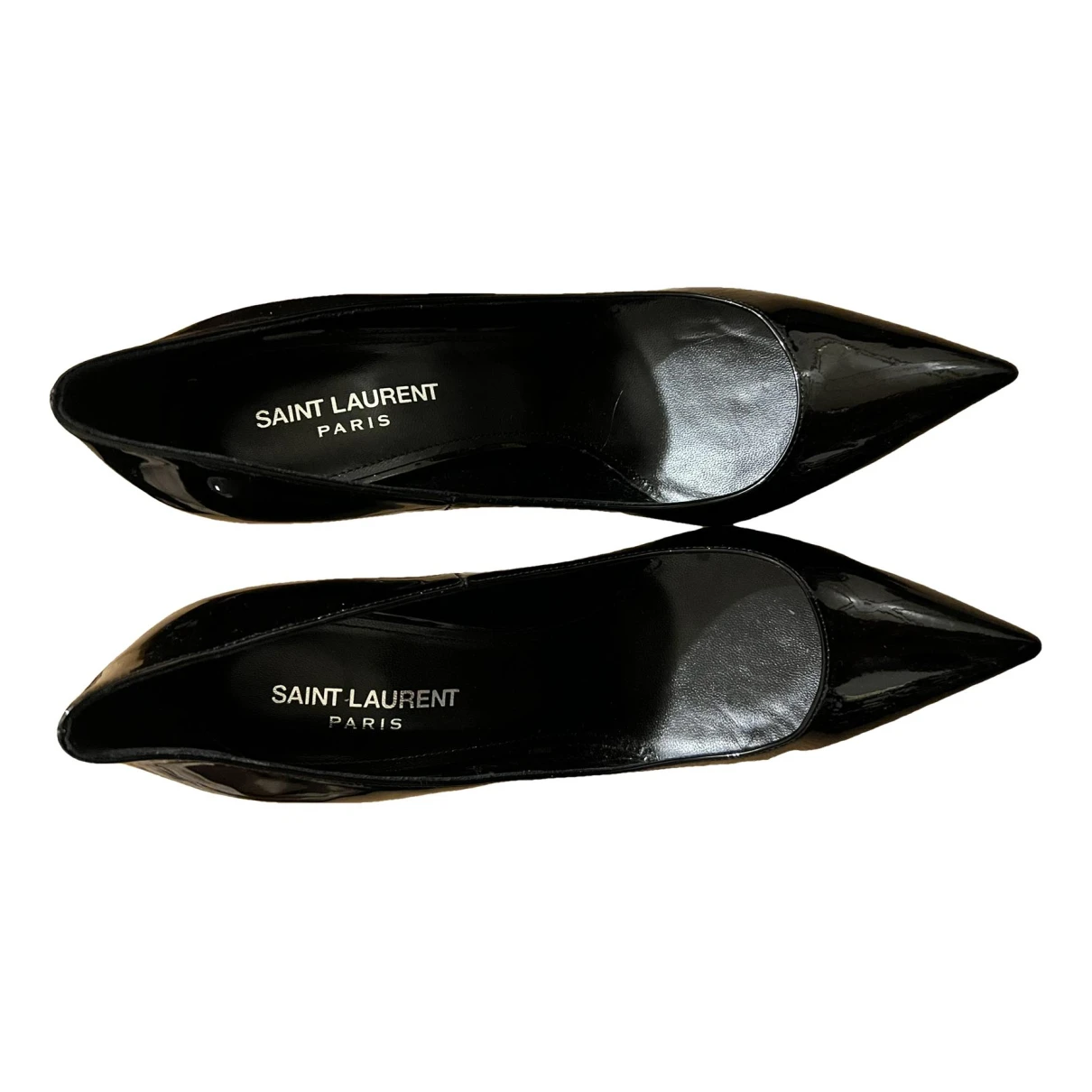 Pre-owned Saint Laurent Leather Heels In Black