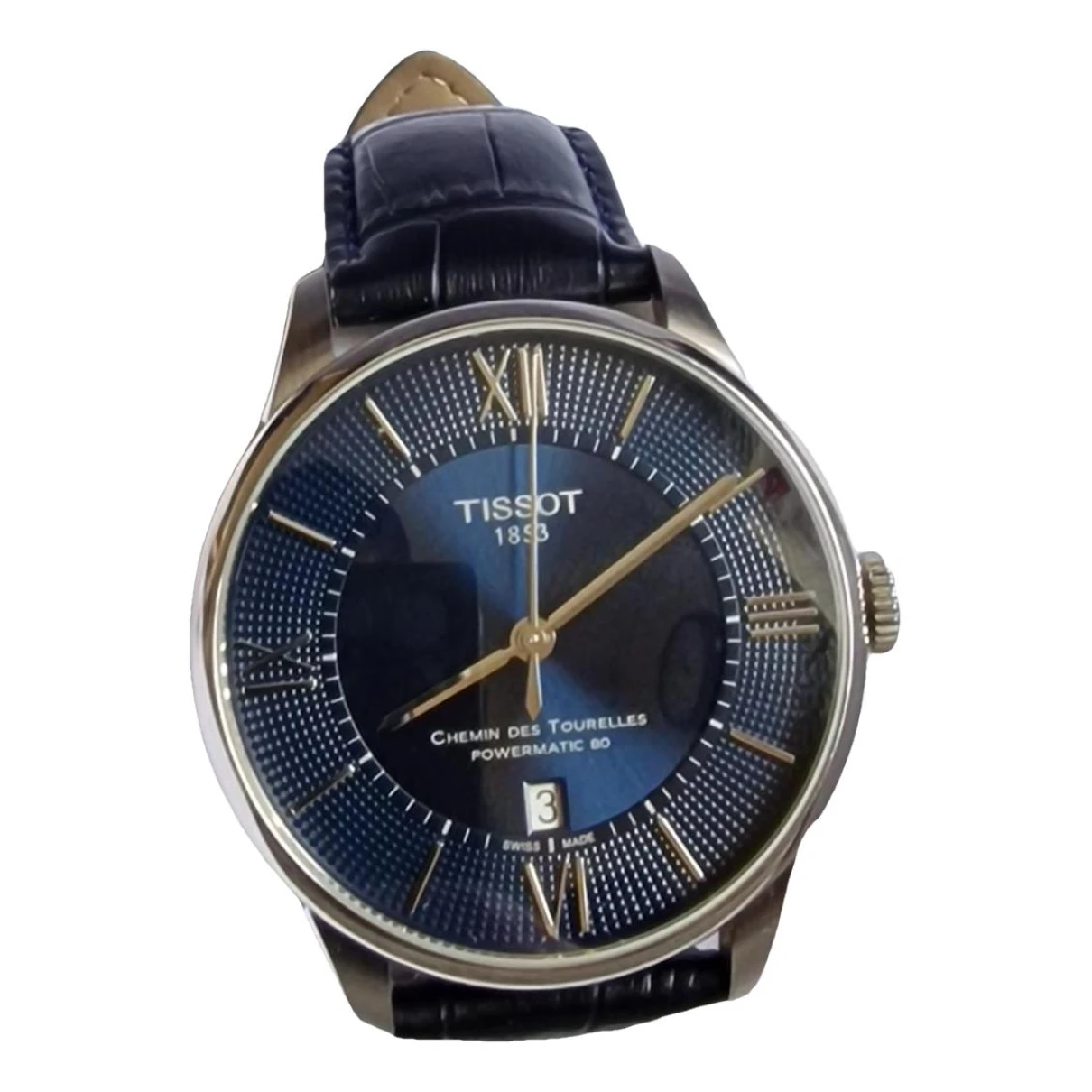 Pre-owned Tissot Watch In Blue