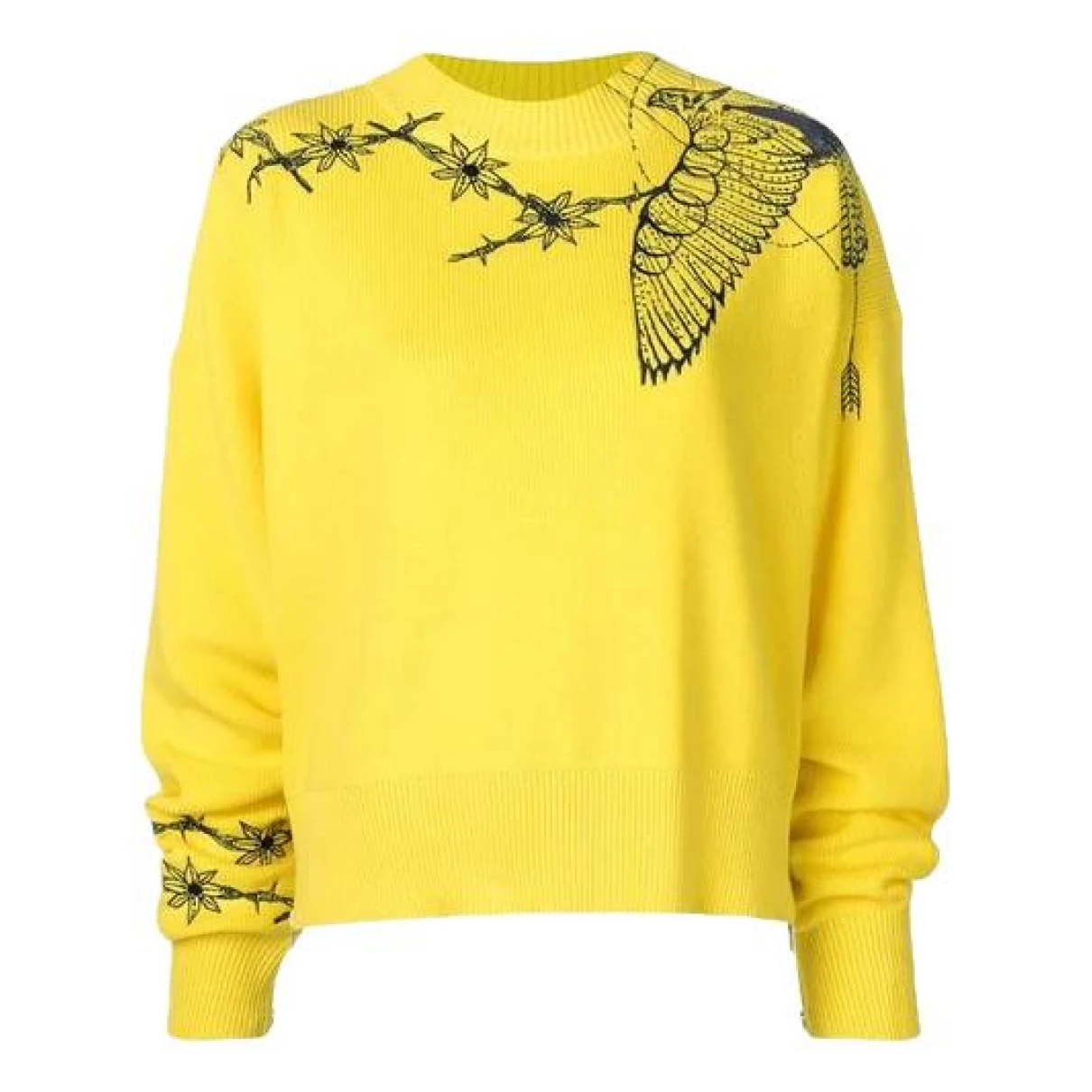 Pre-owned Sacai Jumper In Yellow