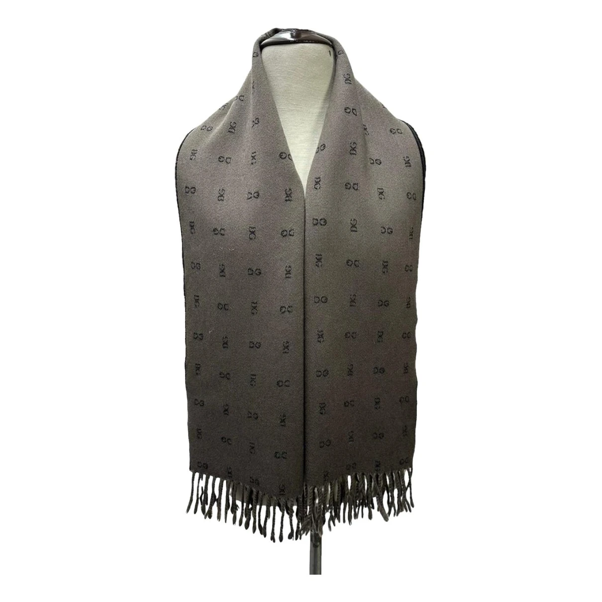 Pre-owned Dolce & Gabbana Wool Scarf In Brown