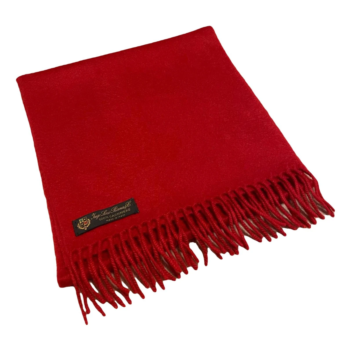 Pre-owned Loro Piana Cashmere Scarf In Red