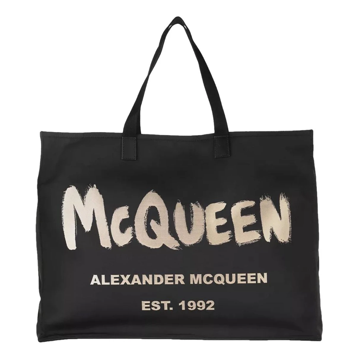 Pre-owned Alexander Mcqueen Handbag In Black