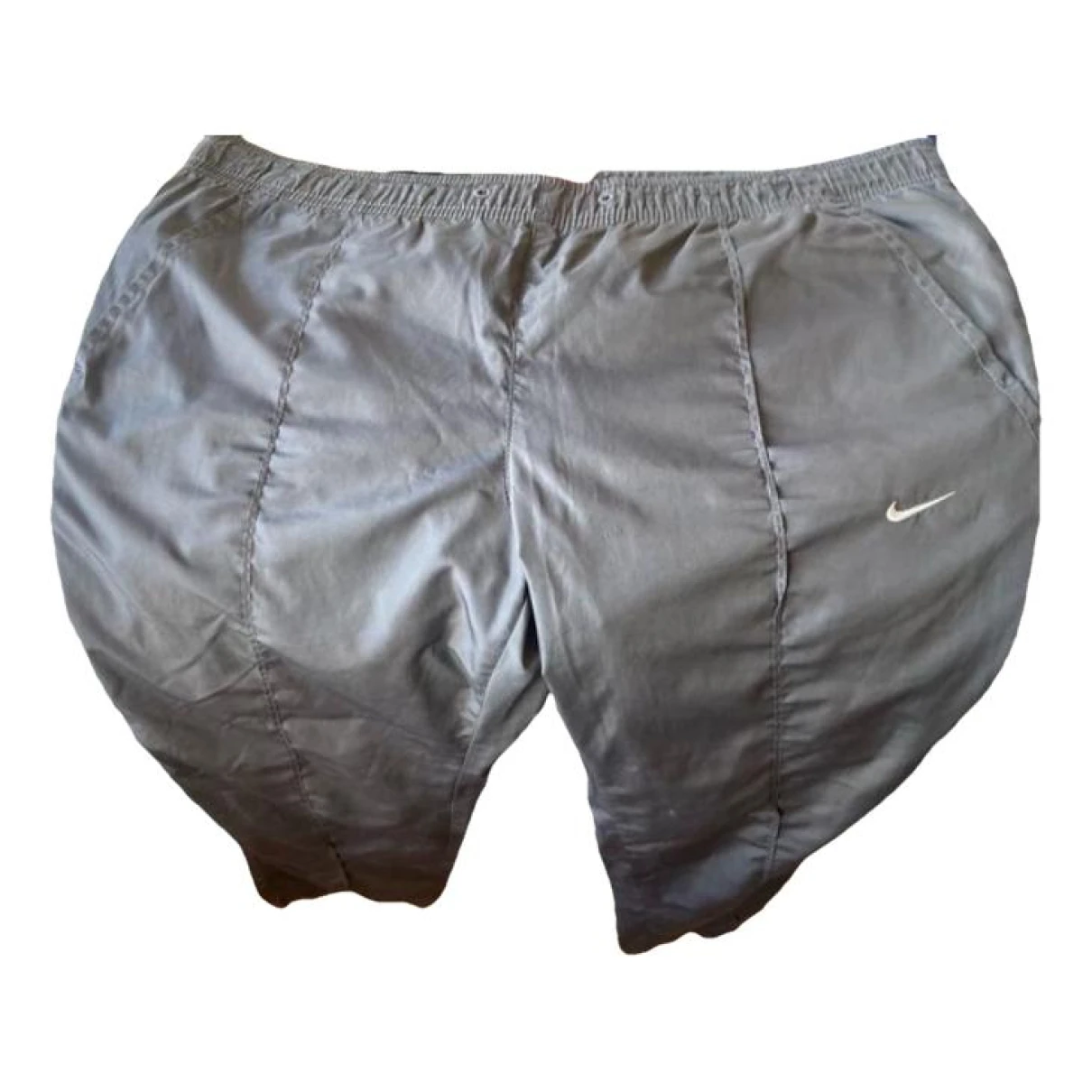 Pre-owned Nike Straight Pants In Grey