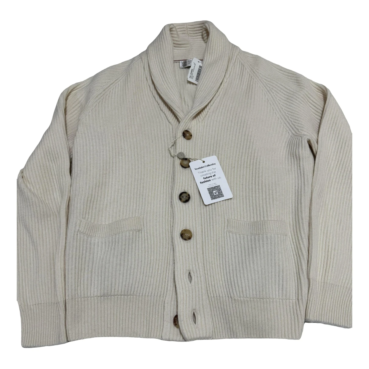 Pre-owned Brunello Cucinelli Wool Knitwear & Sweatshirt In White