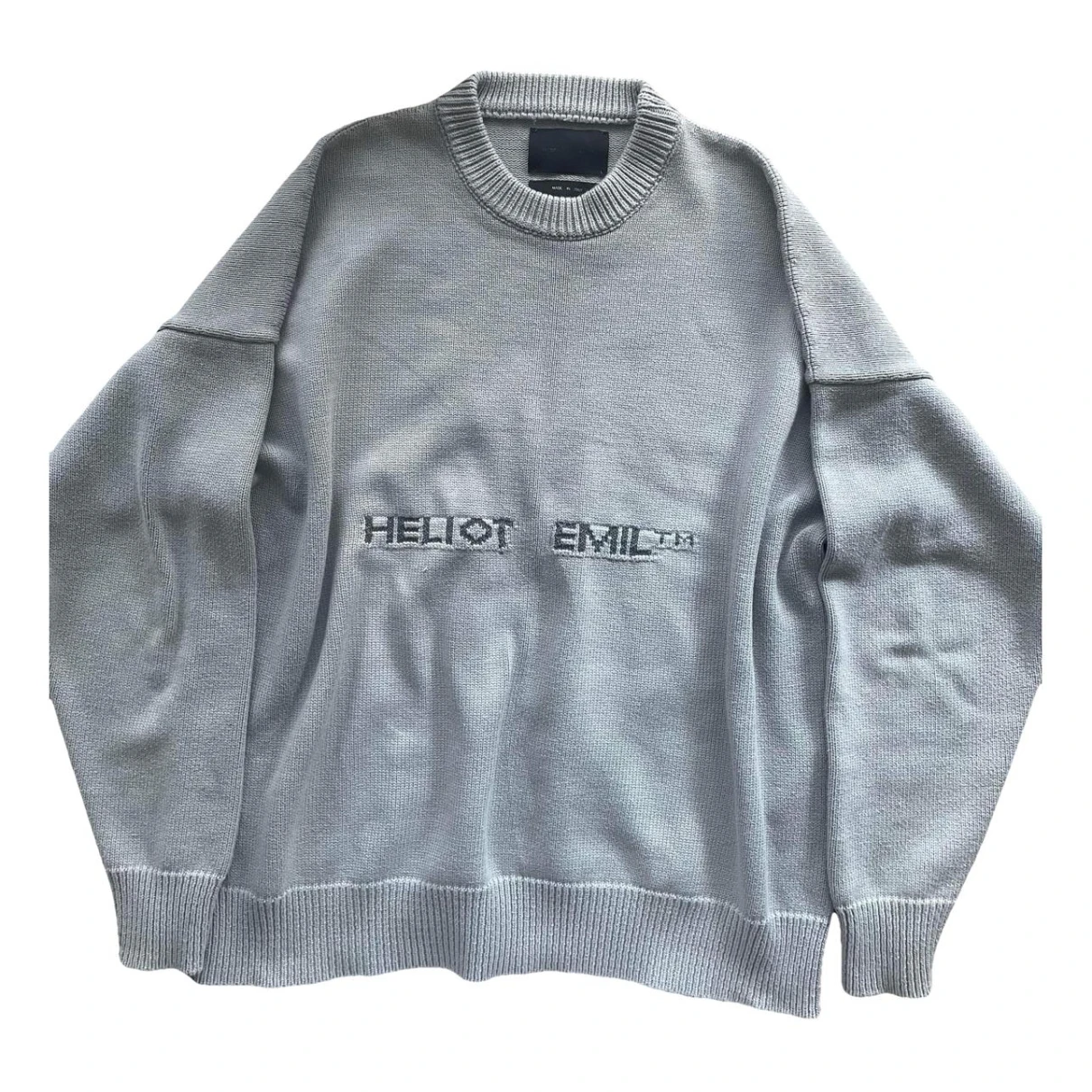 Pre-owned Heliot Emil Knitwear & Sweatshirt In Grey