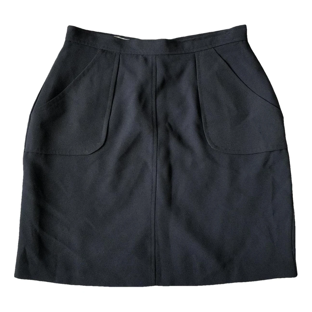 Pre-owned Equipment Mini Skirt In Black