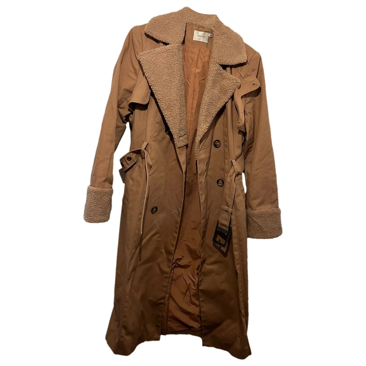 Pre-owned Gestuz Coat In Brown