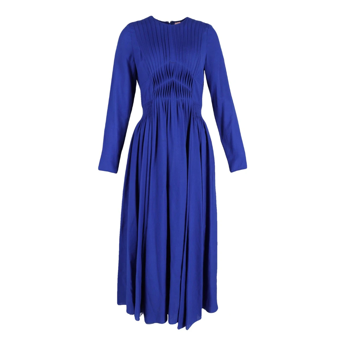 Pre-owned Gabriela Hearst Silk Mid-length Dress In Blue