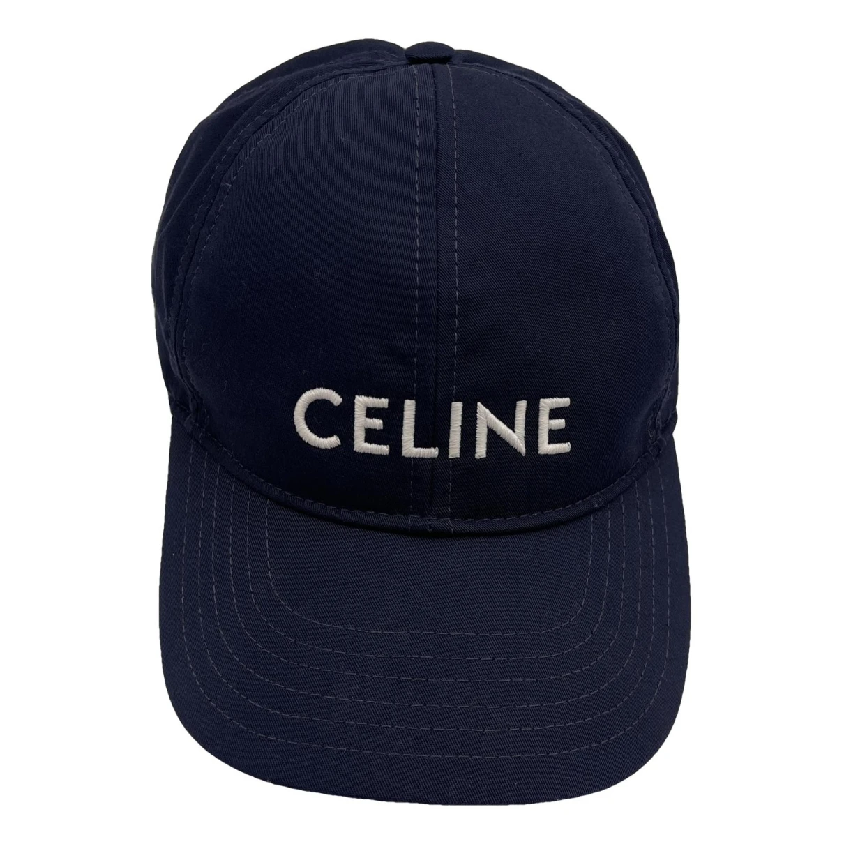 Pre-owned Celine Cap In Blue