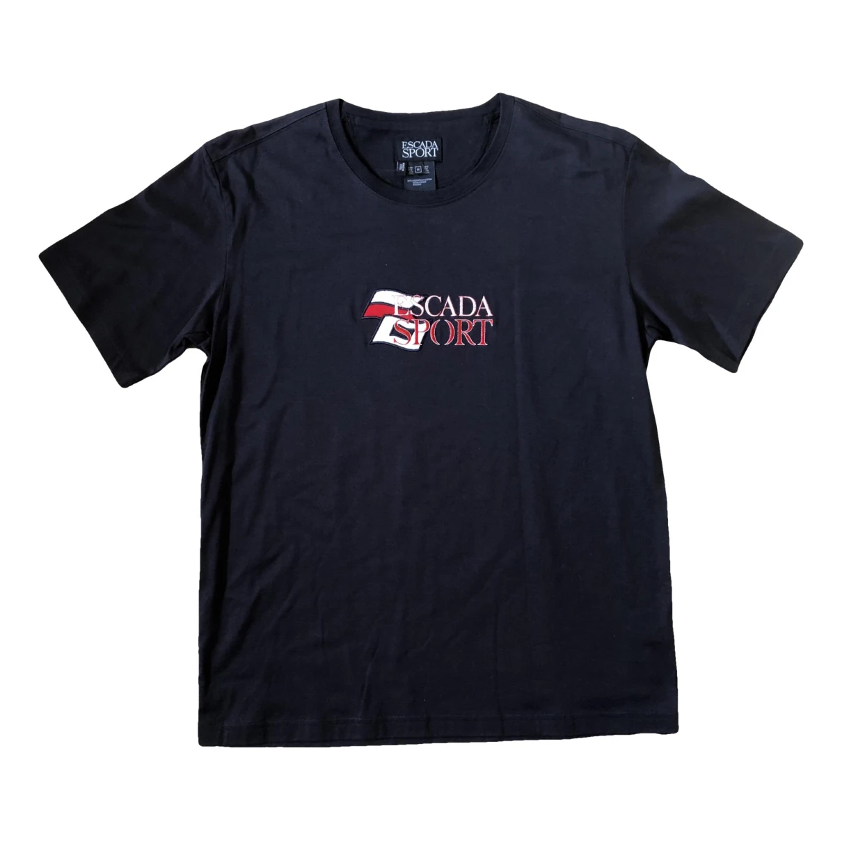 Pre-owned Escada T-shirt In Navy